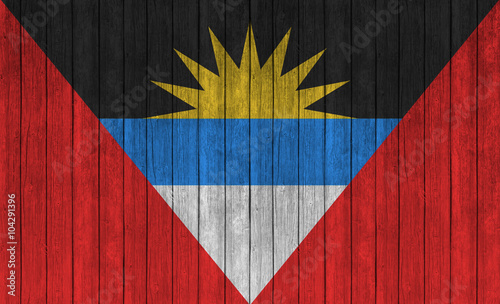 Antigua and Barbuda Flag on...