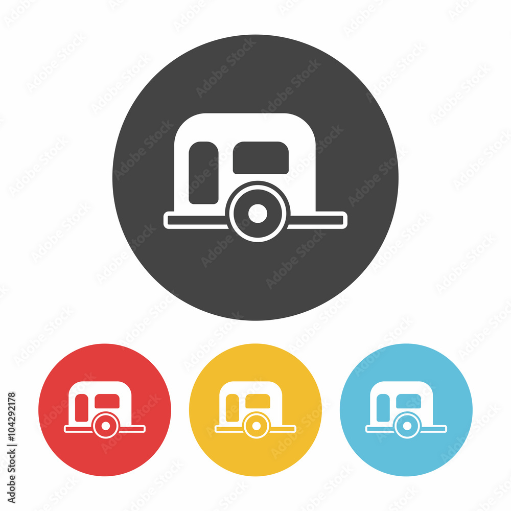 camping car icon camping car icon