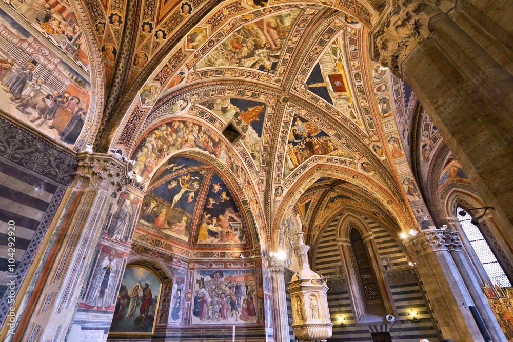 Siena Baptistery, Italy