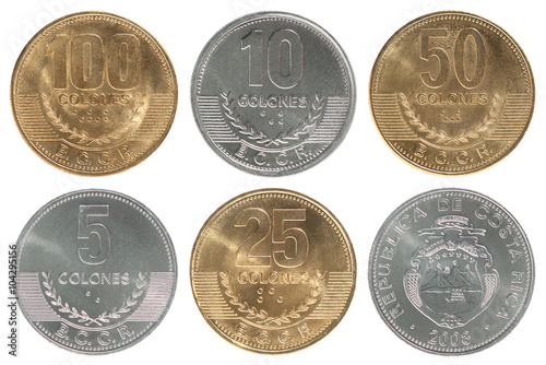 Costa Rica Set coins photo