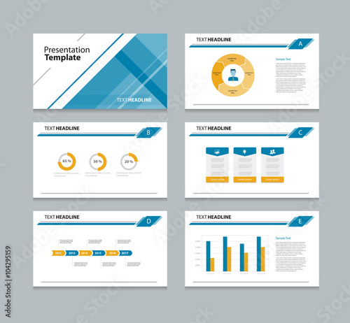 abstract business template presentation slide  background design