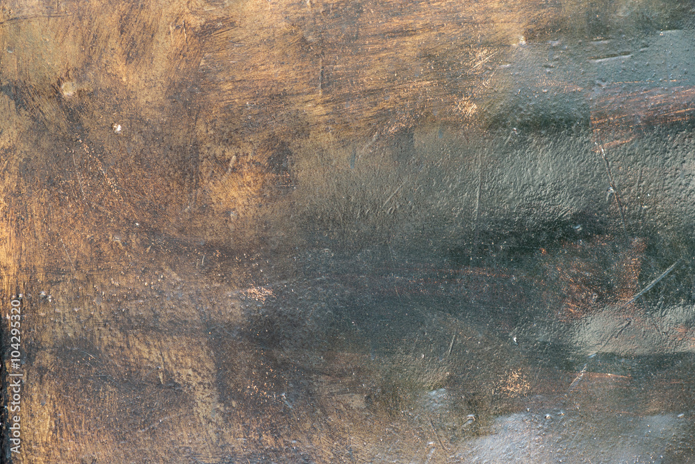 Fototapeta premium Texture of old rusty brushed metal