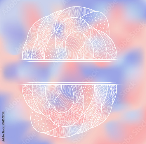 Abstract colorful background with pattern. Illustration 10 version.
