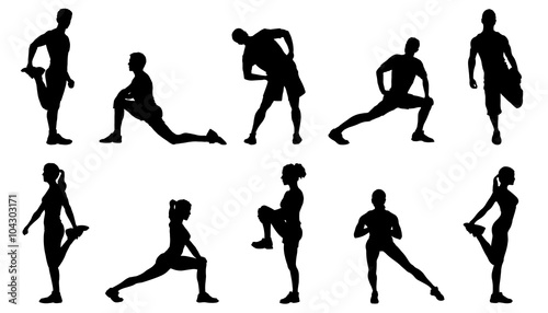 stretch silhouettes photo