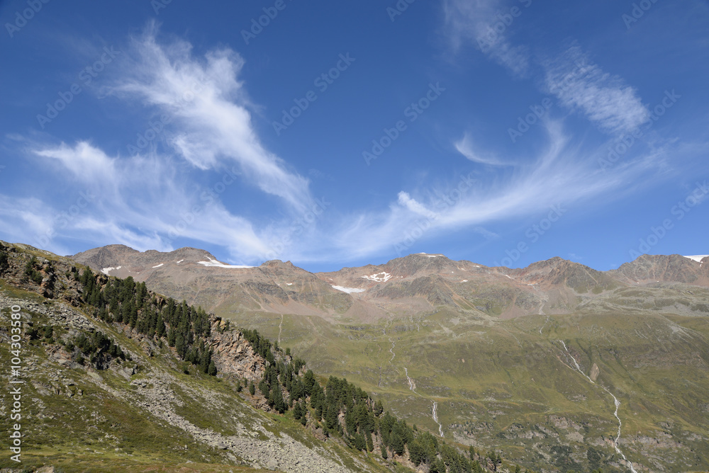 Fototapeta premium Berge bei Obergurgl