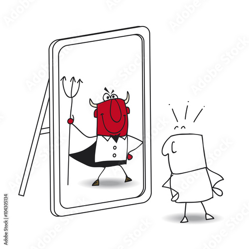 The mirror and the devil