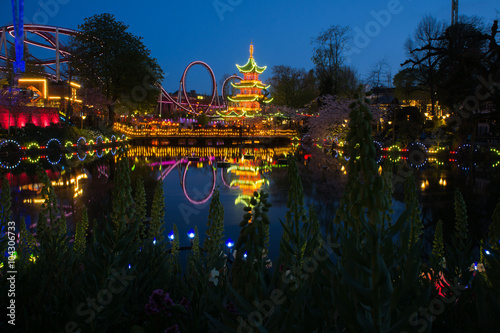 amusement park in Copenhagen photo