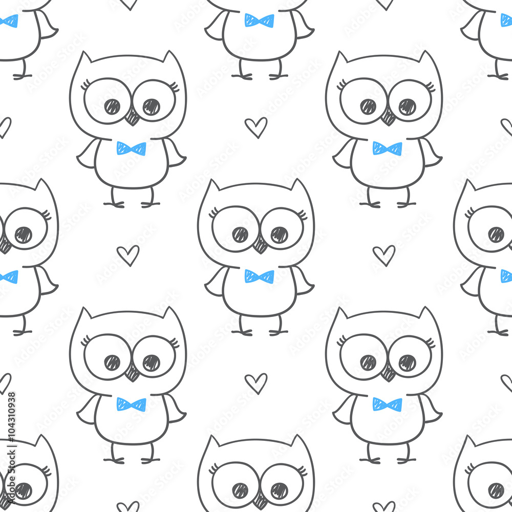 Obraz premium baby owl