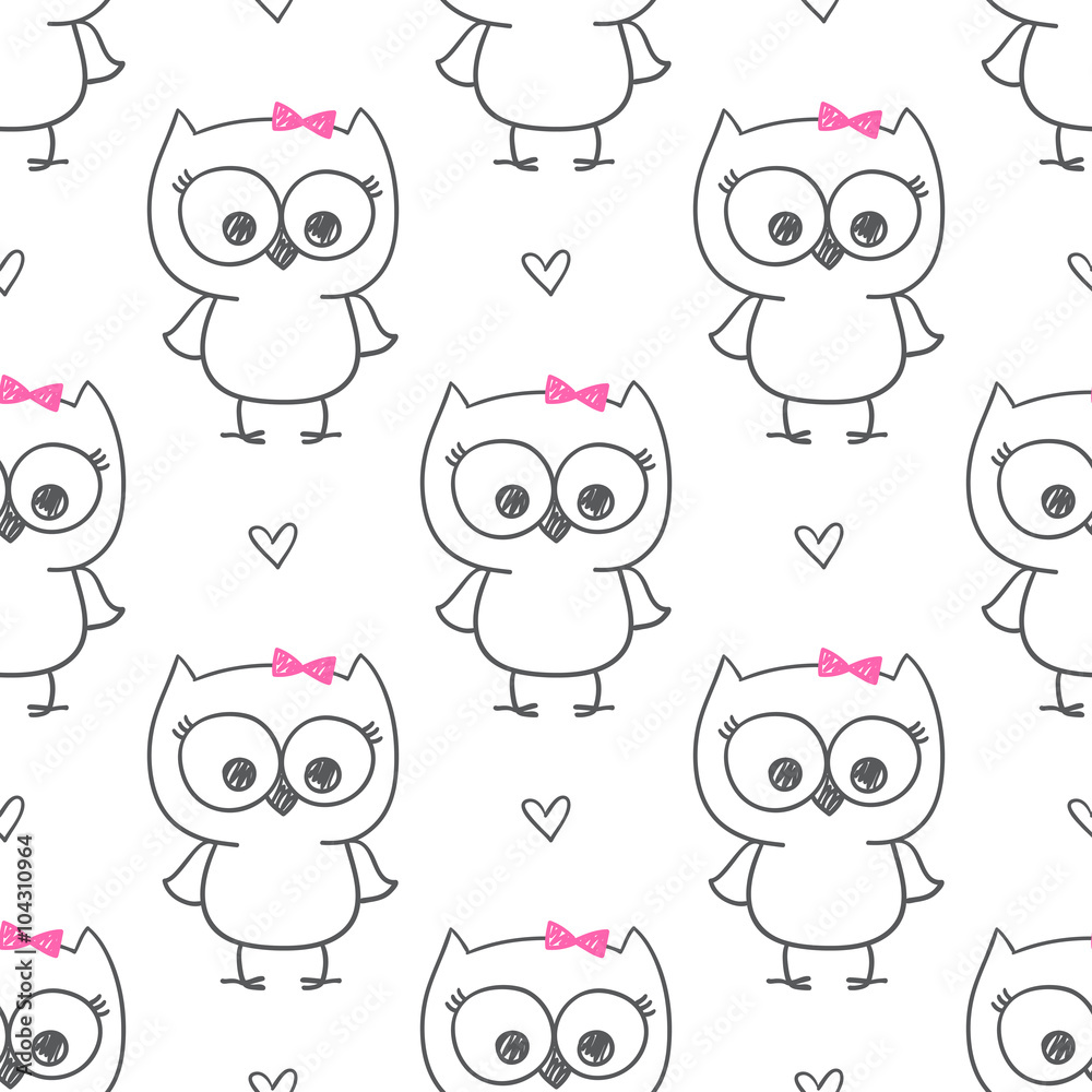 Obraz premium baby owl
