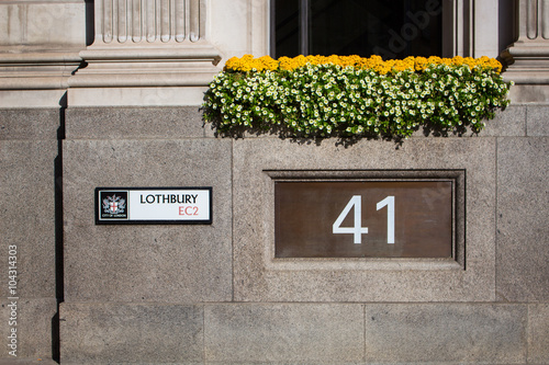 Lothbury street, london