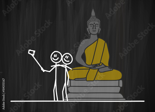 tmk selfie machen buddha I