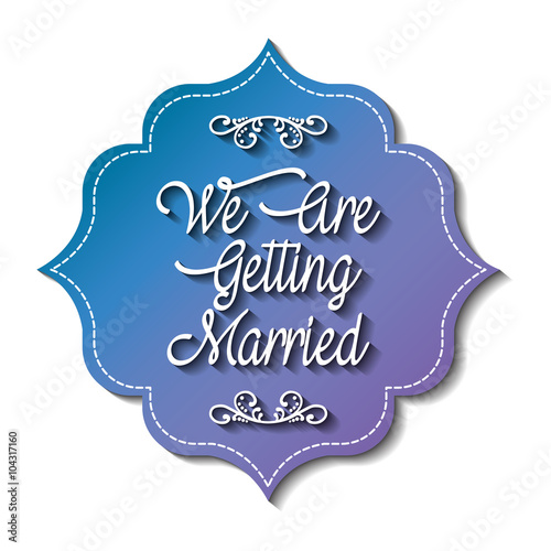 Happy wedding design