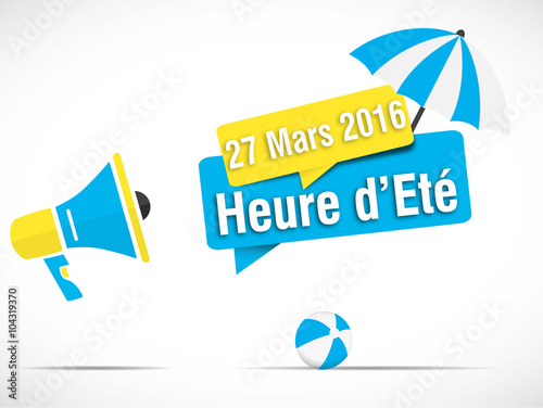 megaphone : heure d'été