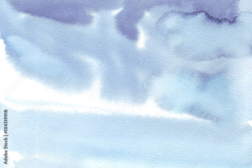 Obraz premium watercolor_sky_background