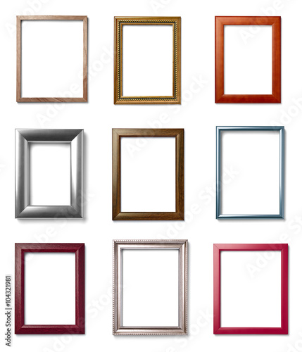 vintage frame wood background image