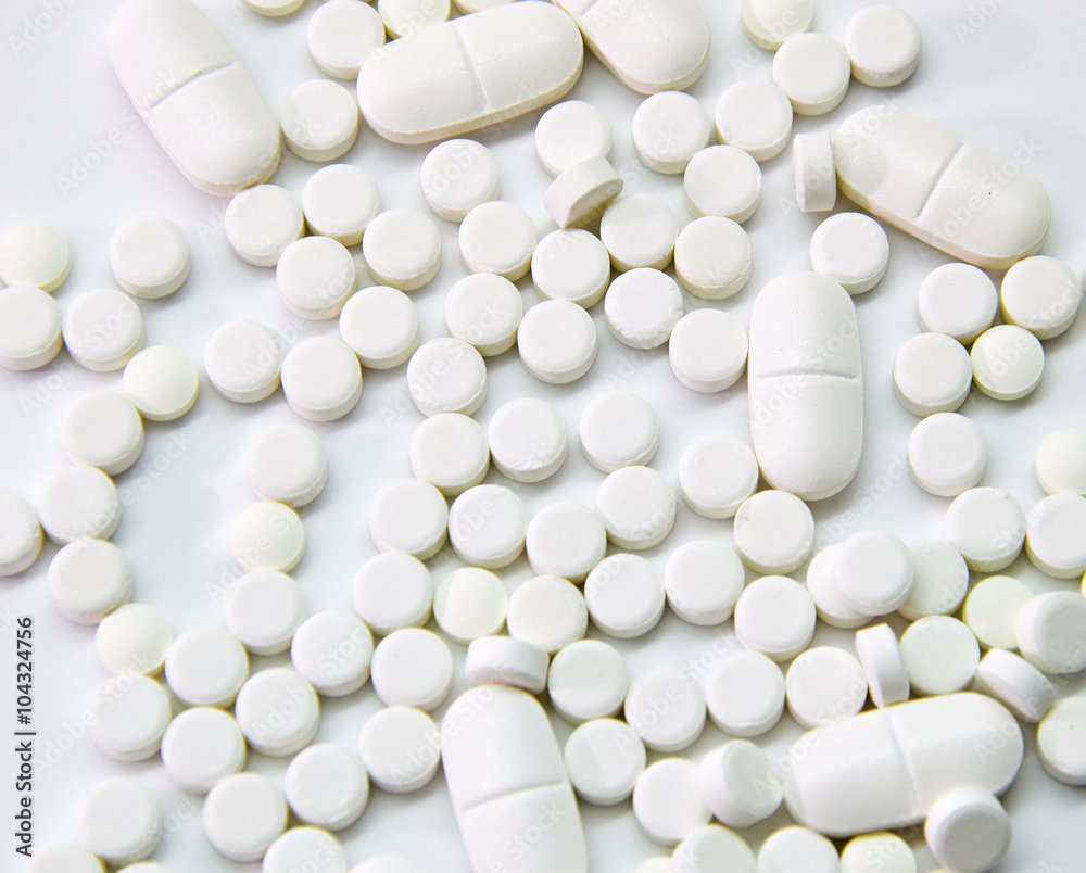 White tablets White tablets