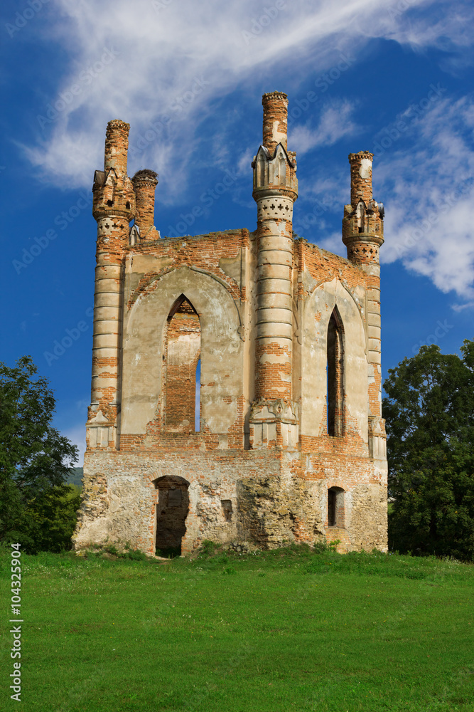 The tower of Glukhni castle