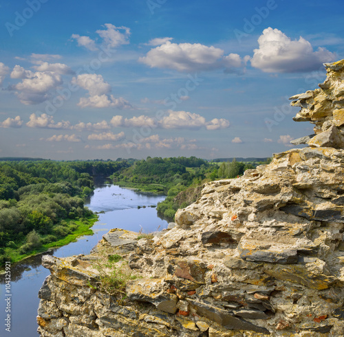 Landscape from the Gubkiv Castle photo