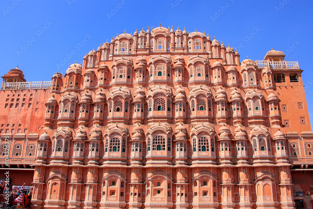 Hawa Mahal - Palace of the Winds in Jaipur, Rajasthan, India.