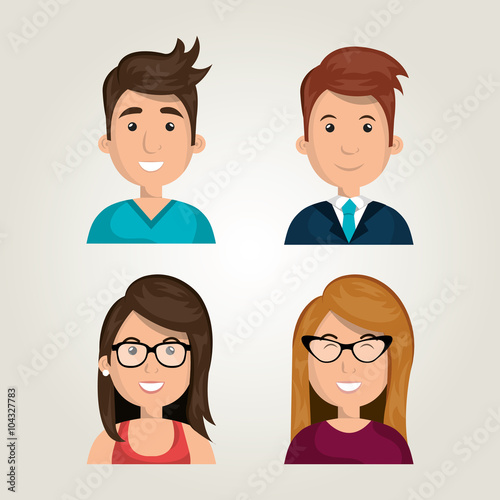 avatar person  design 