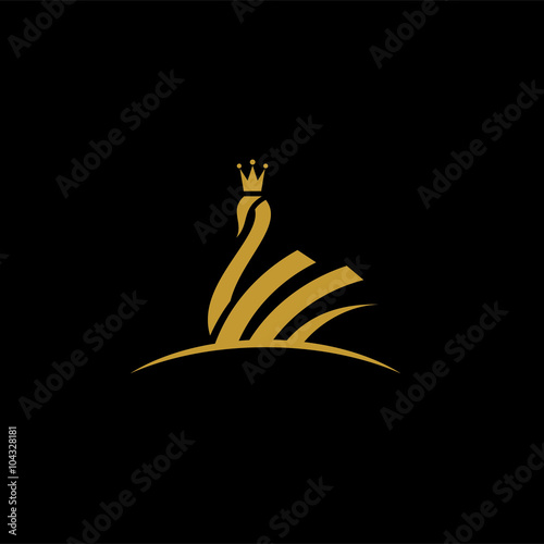 Royal swan symbol 