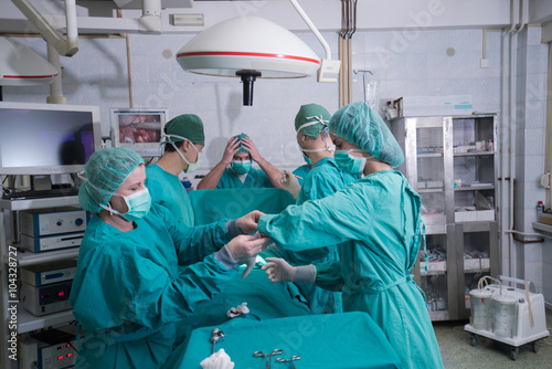 Surgery team in hospital