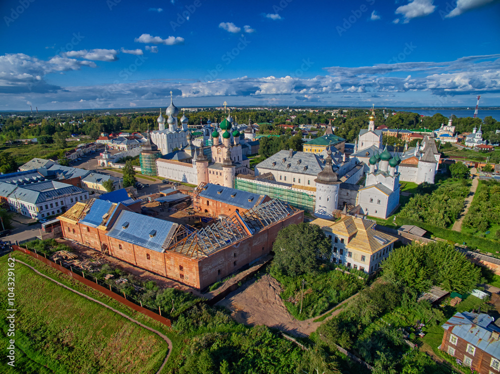 Rostov the Great Kremlin Aerial