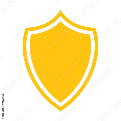 Shield crest vector icon