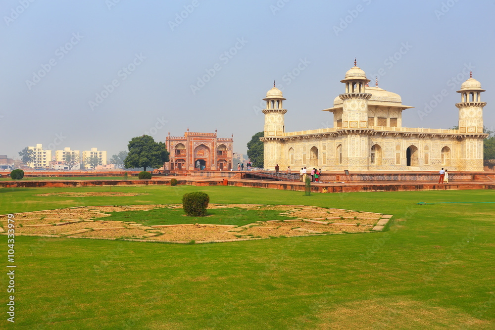 Tomb of Itimad-ud-Daulah in Agra, Uttar Pradesh, India