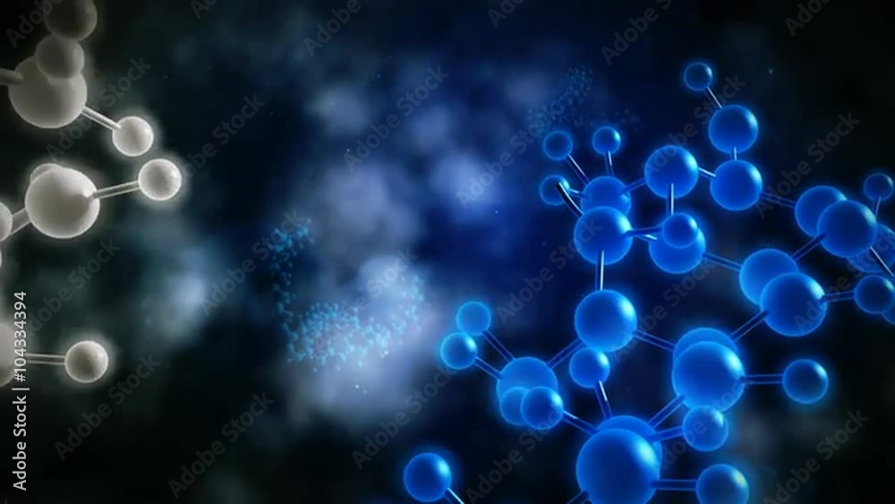 Antioxidants neutralize free radicals (computer visualization)
