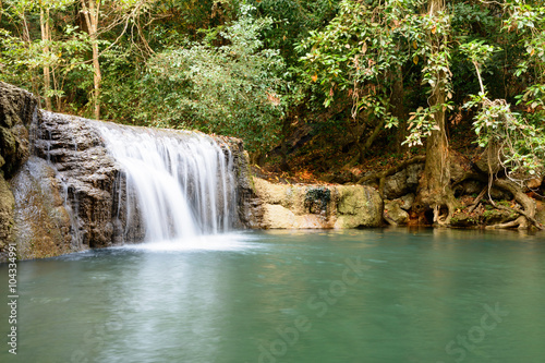 Erawan Waterfall, National Park at Kanchanaburi, Thailand