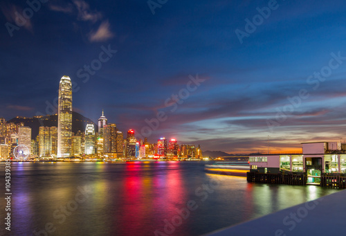 Canvas Print Hong Kong city