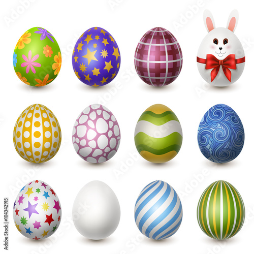Set of Easter Eggs