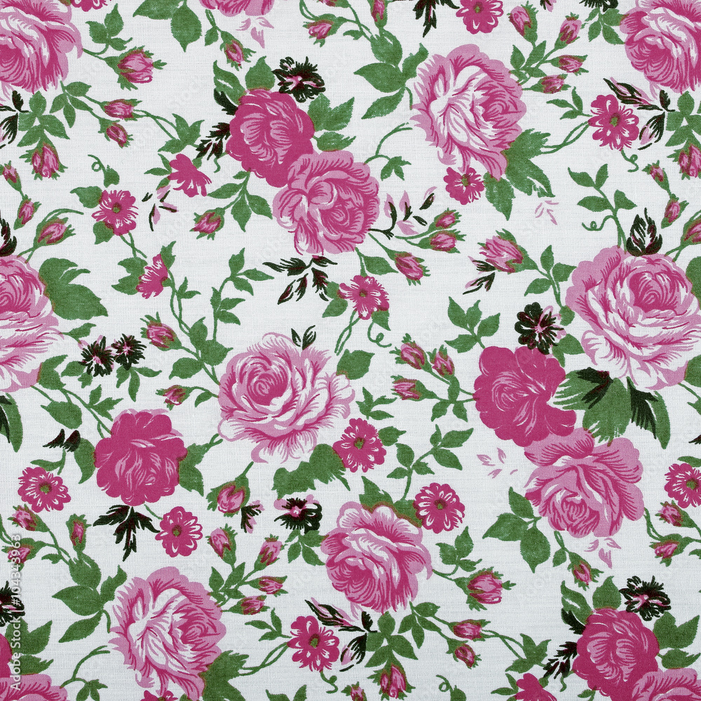 Fabric textile pattern with floral ornament for background Fabric textile pattern with floral ornament for background