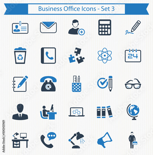 Business Office Icons - Set 3