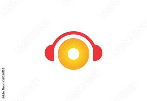 Listen music groove logo
