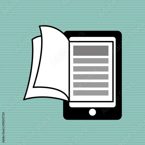 Ebook icon design 