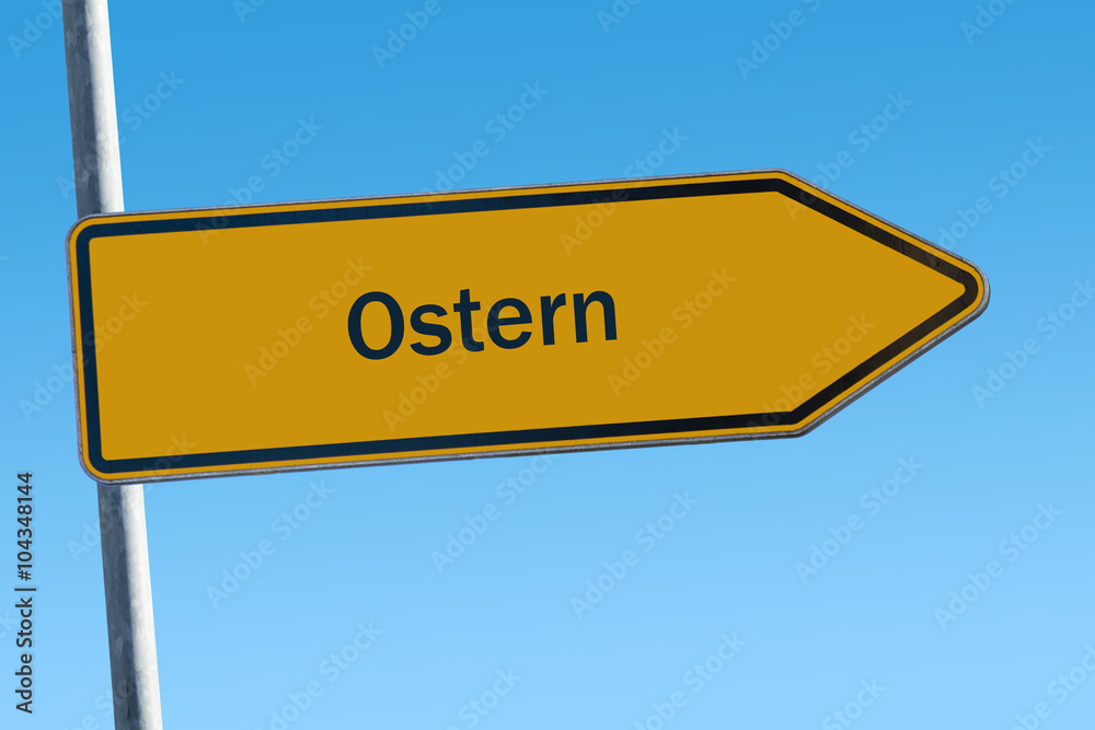 Fototapeta premium Schild 65 - Ostern
