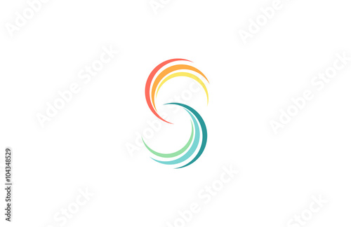 letter s loop circle