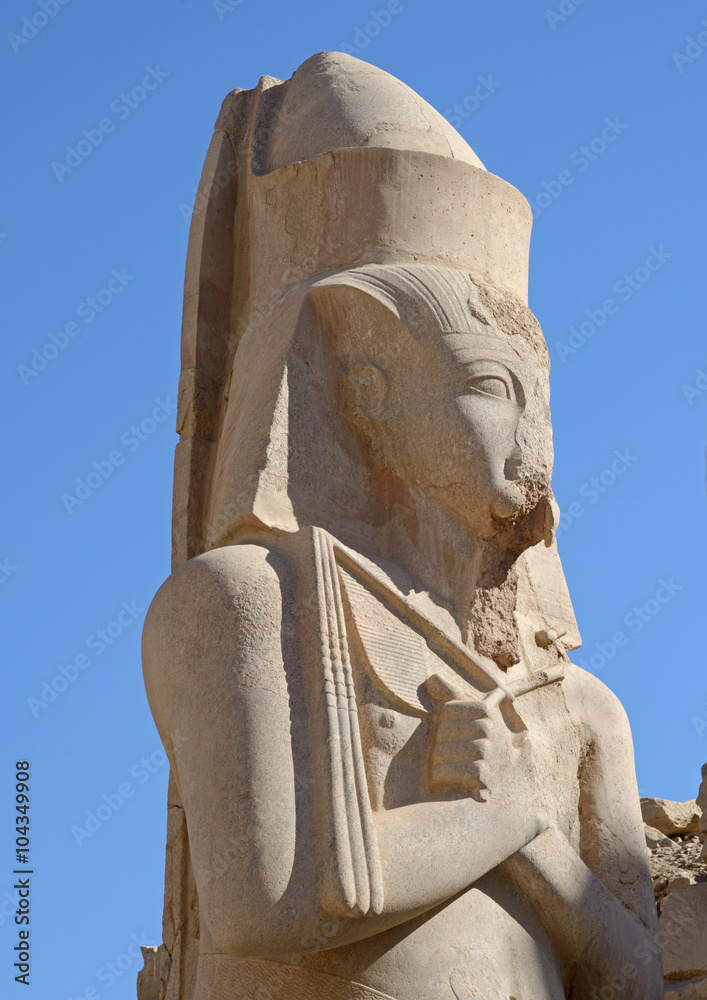 Obraz premium Ramses II statue in Karnak