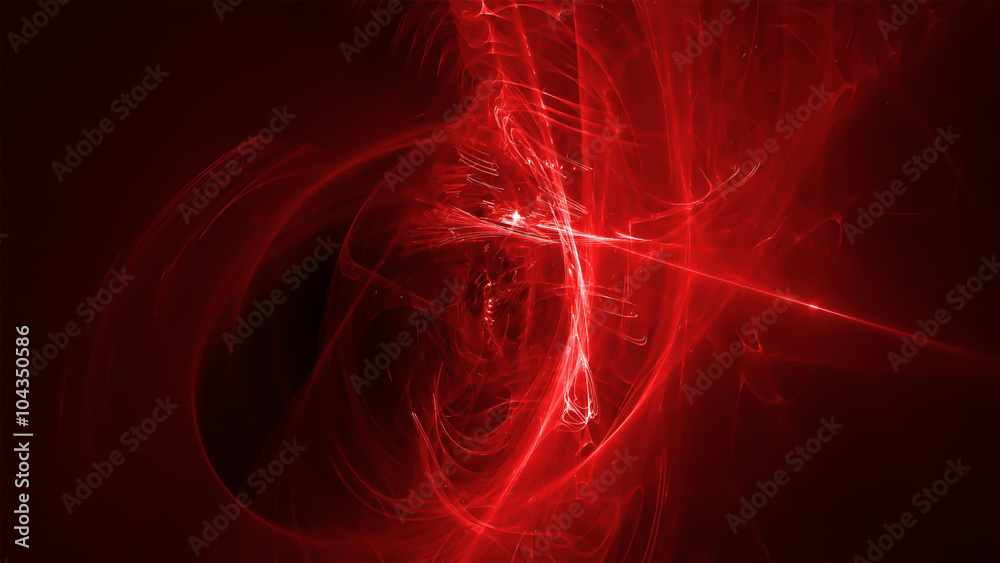 red glow energy wave. lighting effect abstract background.