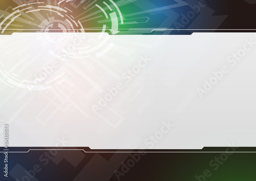 abstract document template, rotation and concentration image, vector illustration