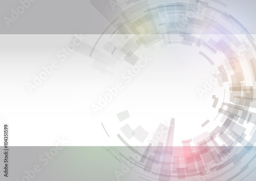 abstract document template, rotation and concentration image, vector illustration