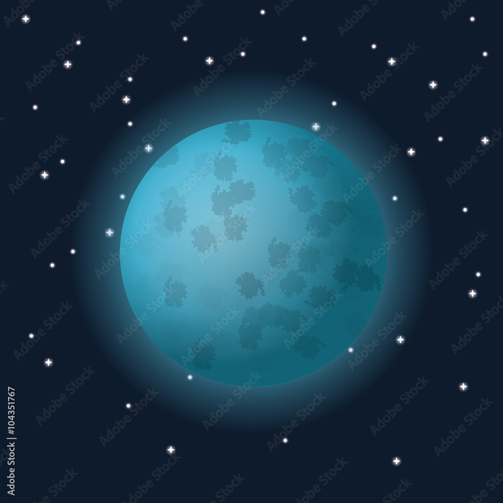 Naklejka premium Space icon design 