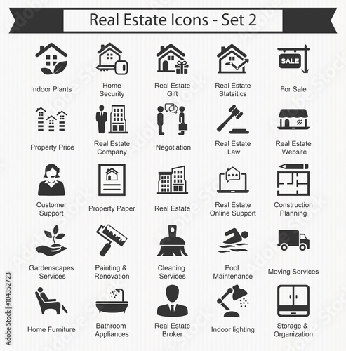 Real Estate Icons - Set 2