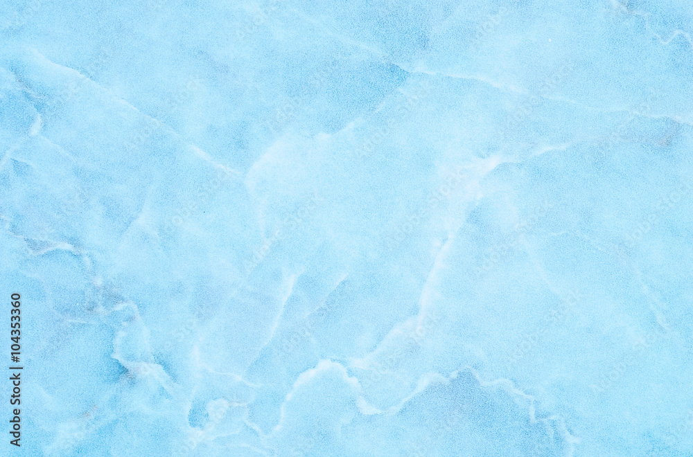 Naklejka premium Closeup surface blue marble pattern floor texture background
