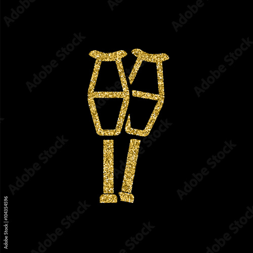 icon crutches