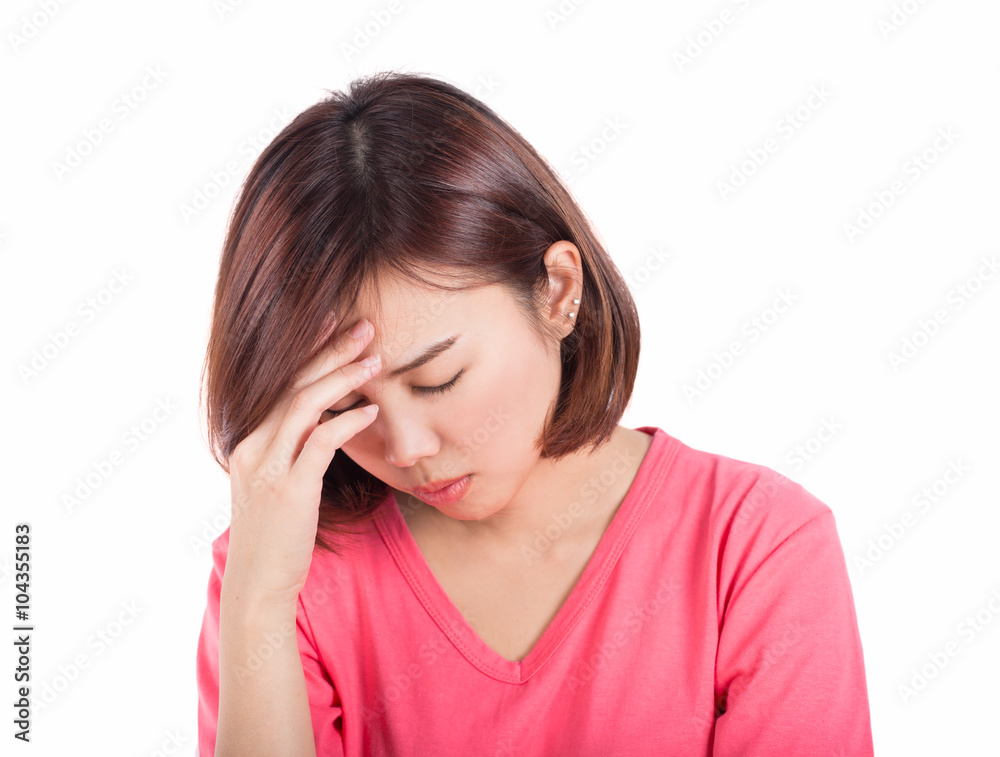 Women having headache, migraine, hangover, insomnia. Women having headache, migraine, hangover, insomnia.