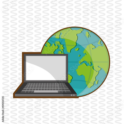 Technology icon design 