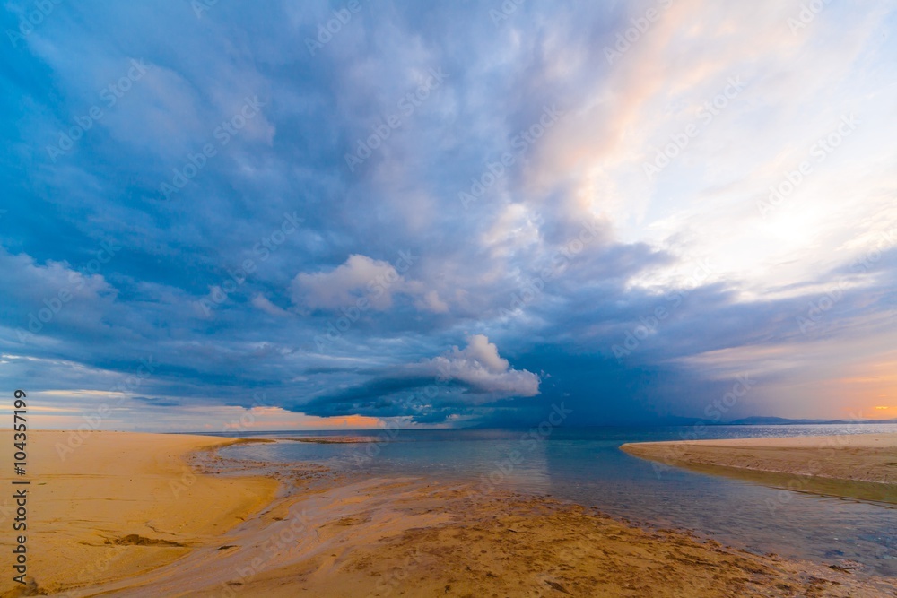 sunset tropical sea sunset tropical sea